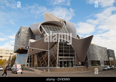 Un panorama de l'Art Gallery of Alberta (AGA) à Edmonton, Alberta, Canada. Banque D'Images