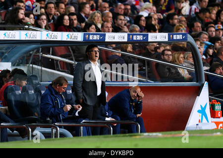 Barcelone, Espagne. © D. 20e Apr, 2014. Gerardo Martino (Barcelone) Football/soccer : Espagnol Primera Division 'Liga BBVA' match entre le FC Barcelone 2-1 Athletic Bilbao au Camp Nou à Barcelone, Espagne. © D .Nakashima/AFLO/Alamy Live News Banque D'Images