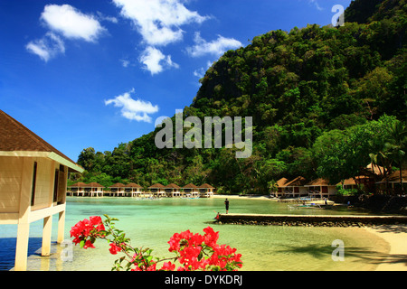 Lagen Island Resort, El Nido, Palawan, Philippines Banque D'Images