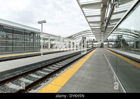 Terminal de trains de banlieue de la gare Union, Denver, Denver, Colorado USA Banque D'Images
