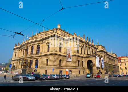 Rudolfinum concert et d'exposition (1885), le Quartier Juif Josefov, vieille ville, Prague, République Tchèque, Europe Banque D'Images