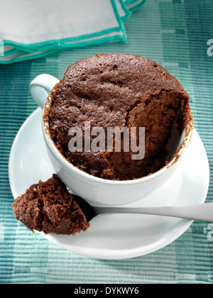 Squidgy gâteau au chocolat Banque D'Images