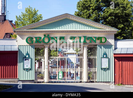 Ou Grönan Gröna Lund, le parc d'attractions, l'île de Djurgården, Stockholm, Stockholm, Suède Comté Banque D'Images