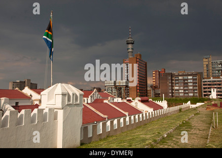 Le Vieux Fort sur Constitution Hill à Johannesburg, Gauteng, Afrique du Sud, l'Afrique Banque D'Images