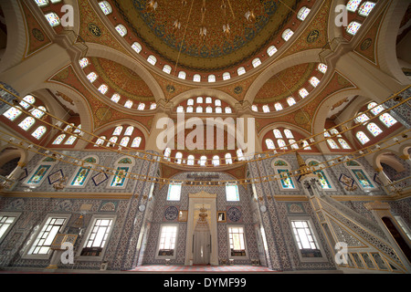 Intérieur de la mosquée La Mosquée turque Nizamiye Johannesburg, Gauteng, Afrique du Sud, l'Afrique Banque D'Images