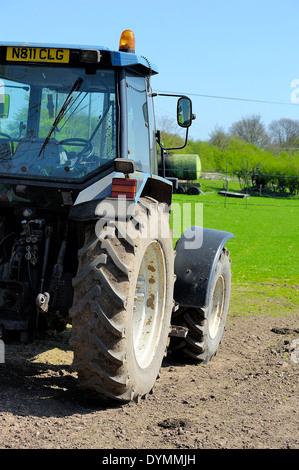 7840 Ford série 40 PowerStar tracteur agricole England UK Banque D'Images