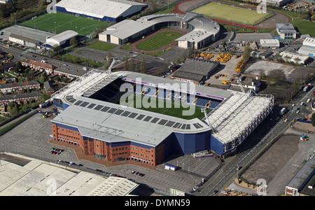 Vue aérienne de West Bromwich Albion aubépines du stade de football de Birmingham, West Brom ie sol. Banque D'Images