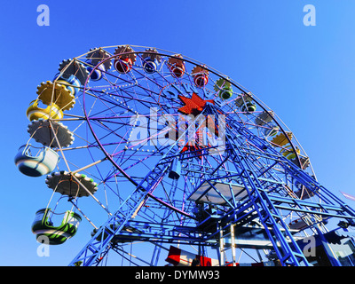 Parc d'attractions du Tibidabo à Barcelone, Catalogne, Espagne Banque D'Images