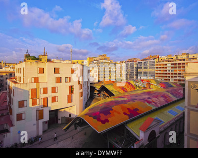 Mercat de Santa Caterina - Marché de produits frais à Barcelone, Catalogne, Espagne Banque D'Images