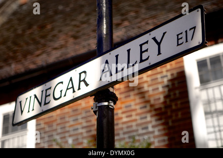 Allée de vinaigre de Walthamstow Banque D'Images