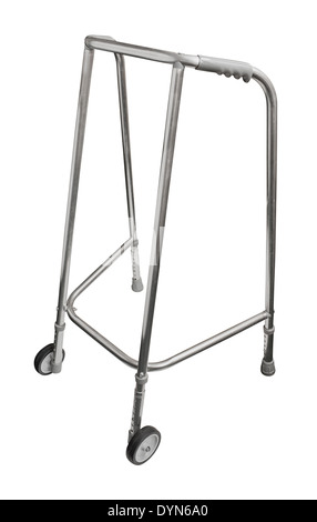 Walker à roues utilisés par les personnes âgées Les personnes âgées et la récupération de l'aide les patients à mobilité réduite. Banque D'Images