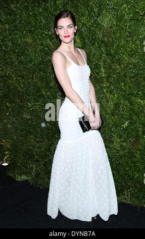 New York, NY, USA. 22 avr, 2014. Hilary Rhoda aux arrivées de 9e Festival du film de Tribeca Artists Dîner organisé par Chanel, Balthazar Restaurant, New York, NY Le 22 avril 2014. Credit : Andres Otero/Everett Collection/Alamy Live News Banque D'Images