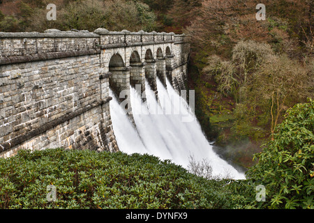 Barrage du réservoir Burrator Dartmoor ; ; ; Devon UK Banque D'Images