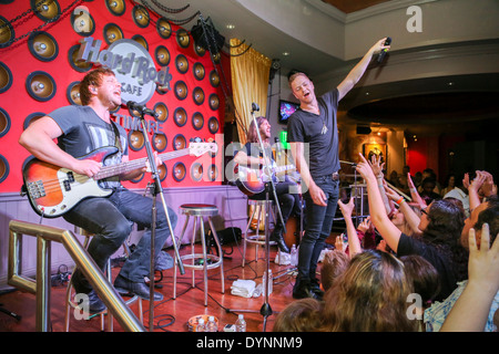 Hard Rock Cafe Baltimore Réouverture Imagine Dragons Banque D'Images