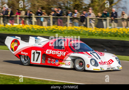 1978 Rondeau-Cosworth M378 avec chauffeur Emanuele Pirro. 72e réunion des membres de Goodwood, Sussex, UK. Banque D'Images