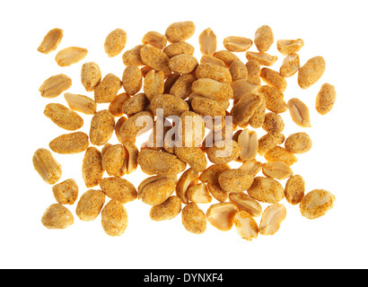 Une découpe d'une dispersion d'arachides rôties à sec Banque D'Images