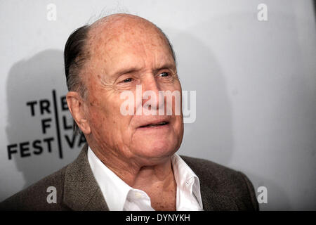 New York, NY, USA. Apr 21, 2014. Robert Duvall assiste à la projection de "Miss Meadows' au cours de la 2014 Tribeca Film Festival au Théâtre SVA le 21 avril 2014 à New York © AFP PHOTO alliance/Alamy Live News Banque D'Images