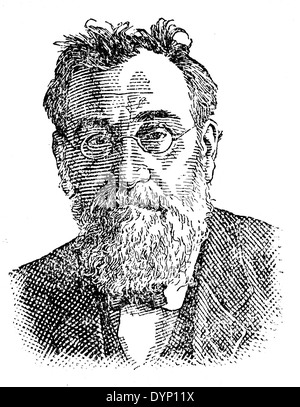 Ilya Mechnikov (1845-1916), biologiste, zoologiste russe, protozoologist, prix Nobel (médecine, 1908) Banque D'Images