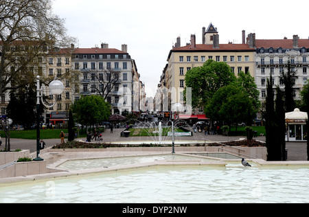 La ville de Lyon, France. Banque D'Images