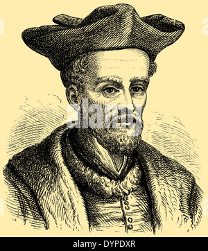 François Rabelais (né vers 1945, mort le . Le 9 avril, 1553) Banque D'Images