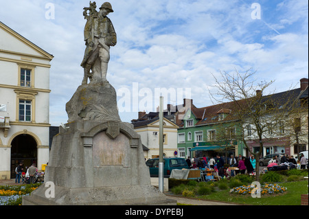 War Memorial, WW1, Bacqueville-en-Caux, Normandie, France Banque D'Images