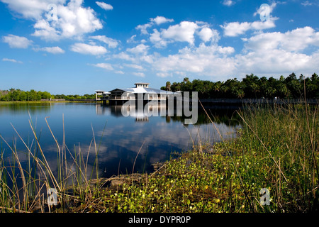 Centre d'interprétation au Green Cay Wetlands - Boynton Beach, Floride USA Banque D'Images