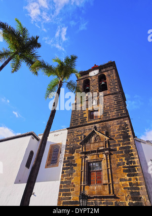 Cathédrale sur la Plaza de Espana à Santa Cruz de La Palma, Îles Canaries, Espagne Banque D'Images