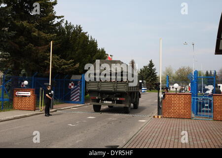 Swidwin , Pologne 23e, avril 2014 21e en images : Polonais Airforce Base aérienne tactique dans Swidwin Banque D'Images