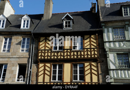 Près de Treguier Paimpol,Place du Martray,ancienne maison,Côtes-d'Armor,Bretagne,Bretagne,France Banque D'Images