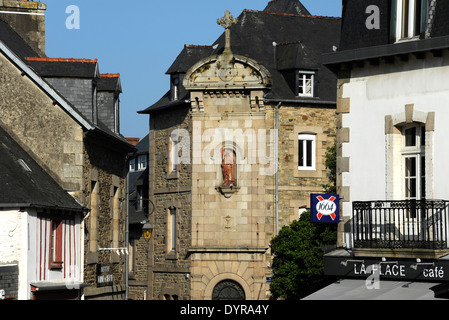 Près de Treguier Paimpol,Place du Martray,ancienne maison,Côtes-d'Armor,Bretagne,Bretagne,France Banque D'Images