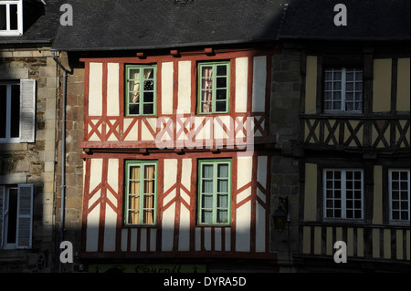 Près de Treguier Paimpol,Place du Martray,ancienne maison,Côtes-d'Armor,Bretagne,Bretagne,France Banque D'Images