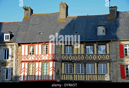 Près de Treguier Paimpol,Place du Martray,ancienne maison,Côtes-d'Armor,Bretagne,Bretagne,France Banque D'Images