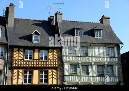 Près de Treguier Paimpol,Place du Martray,ancienne maison,Côtes-d'Armor,Bretagne,Bretagne,France Banque D'Images