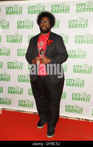 New York, NY, USA. Apr 24, 2014. Questlove aux arrivées de City Harvest 20e édition une soirée de magie pratique, Cipriani 42nd Street, New York, NY Le 24 avril 2014. Crédit : Jason Smith/Everett Collection/Alamy Live News Banque D'Images