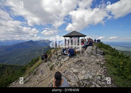 Pavillon, sur le sommet d'Italia 2011 Banque D'Images