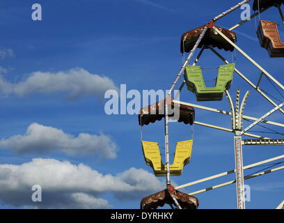 Grande roue vide à l'Oktoberfest de Munich, 2011 Banque D'Images