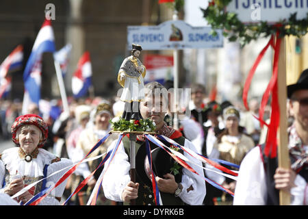 Célébration de la fête de Corpus Christi à Munich, 2012 Banque D'Images