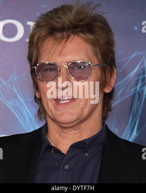 New York, New York, USA. Apr 24, 2014. Comédien DENIS LEARY assiste à la première de New York "The Amazing Spider-Man 2", tenue au Ziegfeld Theatre. Credit : Nancy Kaszerman ZUMAPRESS.com/Alamy/Live News Banque D'Images