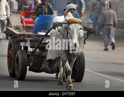 Trafic dans New Delhi Banque D'Images