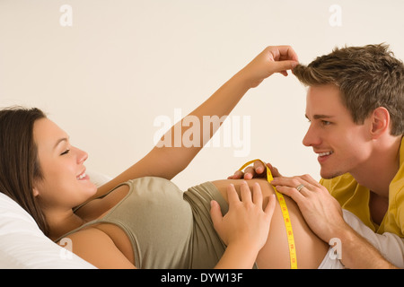 Future mère & père Banque D'Images