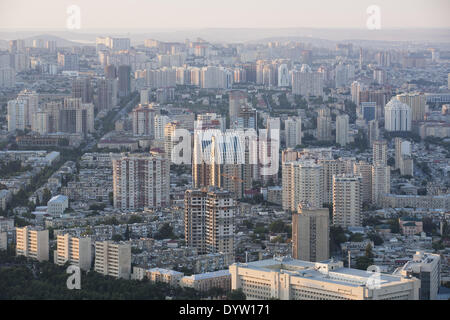 Vue panoramique de Bakou Banque D'Images