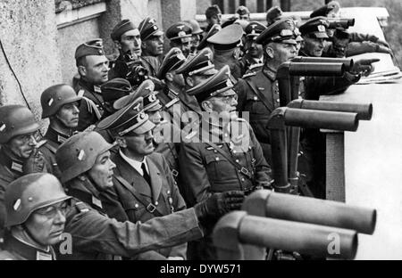 Adolf Hitler en Pologne, 1939 Banque D'Images