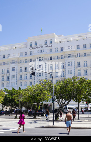 Rio de Janeiro, Copacabana, Copacapana Palace Hotel, Brésil Banque D'Images