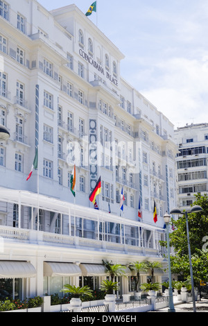Rio de Janeiro, Copacabana, Copacapana Palace Hotel, Brésil Banque D'Images