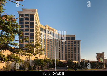 Beau Rivage Hotel et Casino sur la côte du golfe du Mississippi à Biloxi Banque D'Images