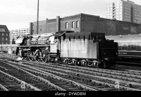 Berlin, Allemagne de l'Est, le 01 2118 en gare centrale, aujourd'Ostbahnhof Banque D'Images