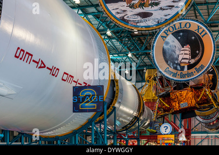 Apollo/Saturn 5 Centre, centre spatial Kennedy, Floride, USA Banque D'Images