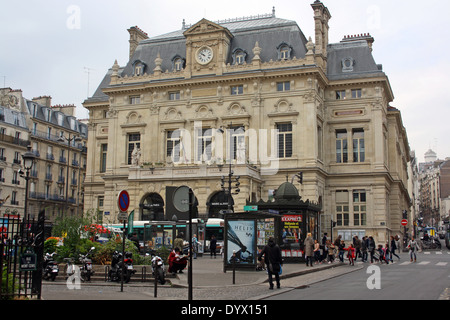 Mairie du 18e arr. Paris. Banque D'Images