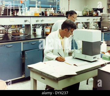 Le personnel de Teledyne Ryan Banque D'Images