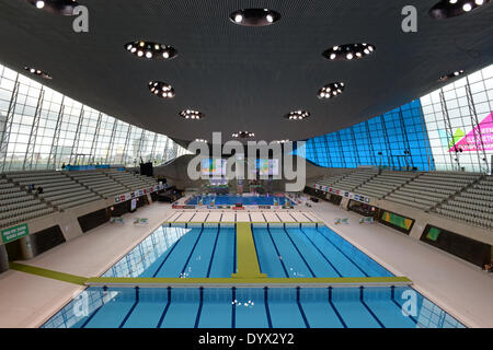 Londres, Grande-Bretagne. 26 avr, 2014. Au cours de la deuxième journée de la FINA/NVC Diving World Series 2014 au Centre aquatique de Londres le 26 avril 2014 à Londres, Grande-Bretagne. Credit : Mitchell Gunn/ESPA/Alamy Live News Banque D'Images